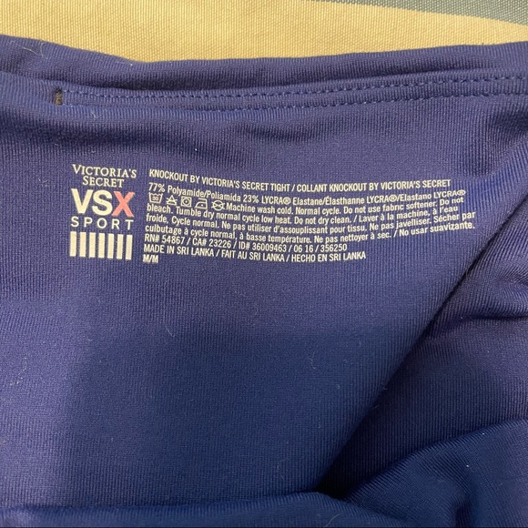 Victoria’s Secret Sport VSX Knockout Tight Royal Blue size Medium - Picture 3 of 9